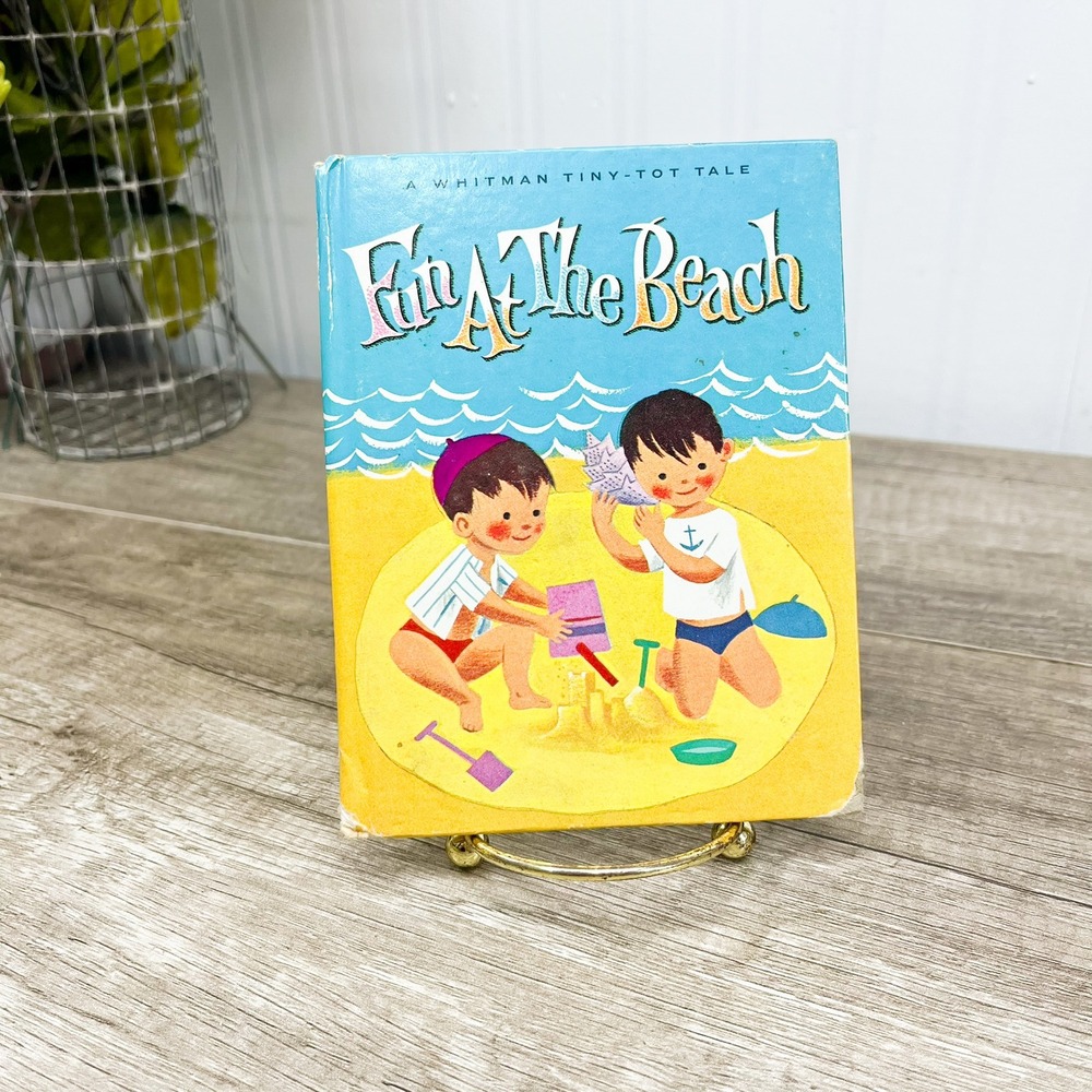 Vintage 1966 Whitman Tiny-Tot Tale Fun At The Beach Book Gloria Trachtenberg